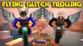 TROLLING WITH THE NEW FLYING GLITCH! (ROBLOX Jailbreak)