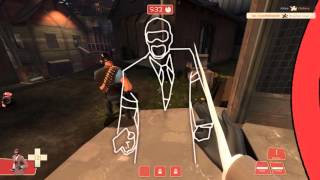 Team Fortress 2- Нуб играет Шпионом - Silent assassin!