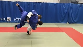 Дзюдо. Офигенная подсечка. Дзюдо броски. Judo. Ashi waza. Judo throws.Unbelievable Judo Throw
