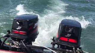 Прогресс в шторм Черное море 2017 Boat in rough water, Black Sea