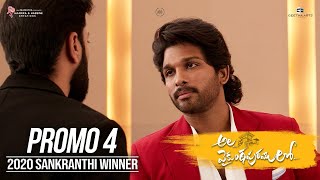 #AlaVaikunthapurramuloo - Sankranthi Winner Promo 4 | Allu Arjun, Pooja Hegde | Trivikram