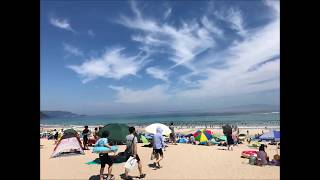 湘南のビーチで見つけた水着ギャル