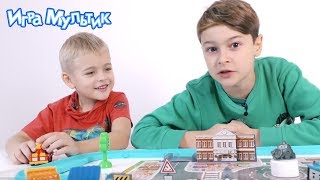 Робокары ищут клад в городе Брумс. Игра Мультик