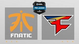 CS:GO - Fnatic vs. FaZe [Train] Map 2 - ESL Pro League Season 5 - EU Matchday 18