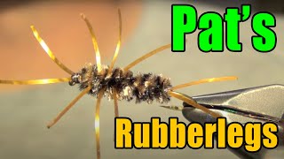 Pat's Rubberlegs Stonefly Nymph Fly Tying Instructions and Tutorial