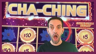 ??CHA-CHING!????Big BONUS Hit + HIGH LIMIT Slots ✦ Slot Machine Pokies w Brian Christopher