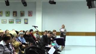 Встреча Главы администрации поселения Рязановское с населением поселка Знамя Октября 28.01.2014 года