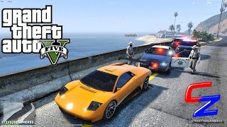 GTA 5 SAPDFR - RUNNING FROM THE COPS! (Steve's Run)