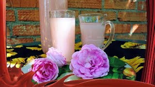 Квас из чайной розы /// Освежающий летний напиток.