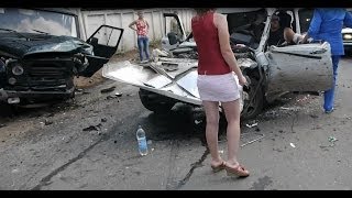 ДТП.Дуэль УАЗ Хантер и Нива.Ежебудни спасателей-15.