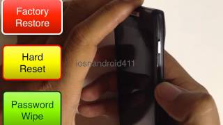 Hard Reset Factory Restore Password Wipe Motorola Droid Razr XT912 Verizon How to Tutorial