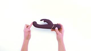 Fifty Shades Freed Slim Beginner's G-Spot Rabbit Vibrator | USB Rechargeable