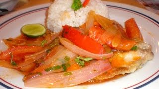 Escabeche de pescado, receta peruana, estilo Peruano (Peruvian Dish) Peruvian Food