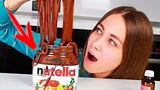 DIY: ЛИЗУН - НУТЕЛЛА СВОИМИ РУКАМИ! ЛАЙФХАК КАК СДЕЛАТЬ!