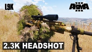 2.3K HEADSHOT Long range and counter sniping #4 - Arma 3 King of the Hill