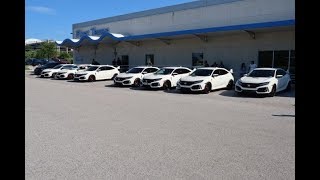 HUGE Type R Meet At First Texas Honda in Austin. At least 30 Type R's!