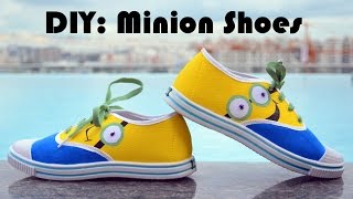 DIY Minion shoes