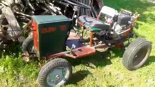 Саморобний міні трактор з мотоблока ZUBR XA31Е