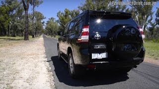 2016 Toyota LandCruiser Prado 2.8 (manual) 0-100km/h & engine sound
