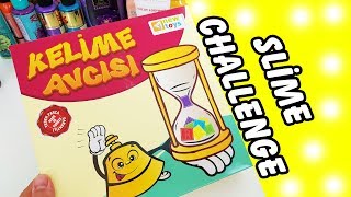 Kelime Avcısı Slime Challenge Yarışması - Çark Slaym - Eğlenceli Oyun Videosu