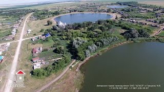 Аэросъемка села Три Озера (Спасский район, церковь Рождества Христова)