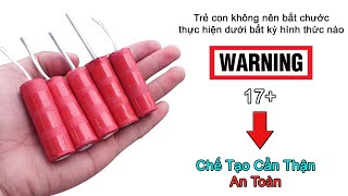 Chế Tạo Pháo Màu Đỏ Đón Tết 2020