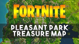 Follow the treasure map found in Pleasant Park Location - Fortnite Week 7 Challenge