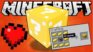КАК СКРАФТИТЬ ЛАКИ БЛОКИ В МАЙНКРАФТЕ БЕЗ МОДОВ? ЛАКИ БЛОКИ MINECRAFT 1.9
