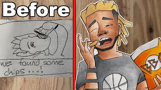 Redrawing Childhood Art More MATURE!