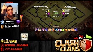 WAR RECAP - CATALUNYA.2014W VS IRAN CLAN,TH11,TH10,TH9 TRIPLES!!! Clash of Clans - [ALGAME]