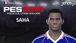 L. SAHA Face + stats edit PES 2018 ou 2019 (France classics)