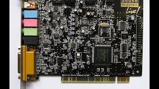 This is How to get the Soundblaster 5.1 card to function in Windows vista - 7 - 8 &  10 (LINK)
