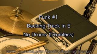 Funk #1 Backing Track in E (No Drums/Drumless)