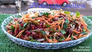 Lobya salatı.