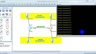 VLAN configuration in Huawei 3 layer switch