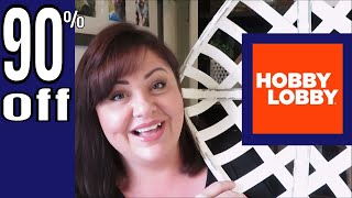 Hobby Lobby 90% Clearance Haul!