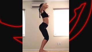 Hot Yoga! Literally ( Evangeline Lilly )
