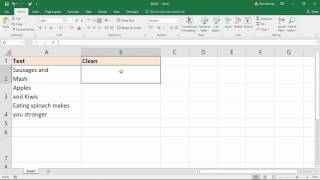 Excel CLEAN Function Example - Remove Line Breaks in Excel
