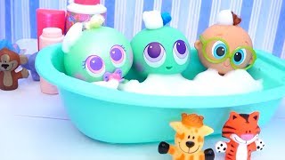 Baby Doll Bath Time ! Toys and Dolls Fun Learning Video for Kids | SWTAD