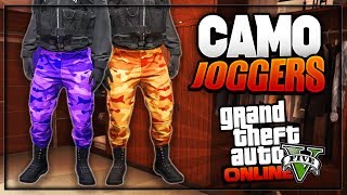 GTA 5 Online - How to get CAMO JOGGERS Glitch *Patch 1.40* (Obtain Rare Clothing)