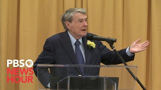 WATCH: Jim Lehrer’s speech as he is inducted into the Mizzou Hall of Fame