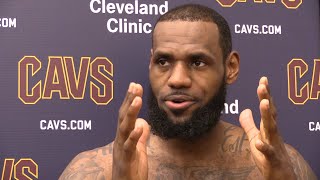 LeBron James responds to Golden State rumors