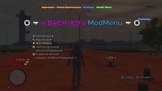 GTA IV - ii_B4CK_XD's ModMenu 1.0 Public Edition (Outdated Edition)