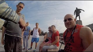 Как алкаши не дали ТУПОМУ КАЧКУ интервью записать.