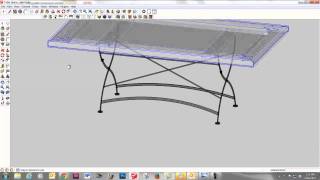 Editing SketchUp Components:  Creating a Table