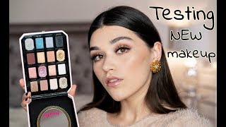 Testing New Makeup.Too Faced Pretty Rich palette huh?! ELF. MakeupForEver Ultra HD Concealer