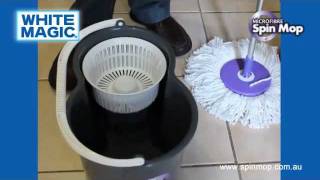 Spin Mop - White Magic Microfibre Spin Mop Instructional Video