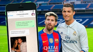 MESSI invita a CRISTIANO RONALDO a su BODA por WHATSAPP