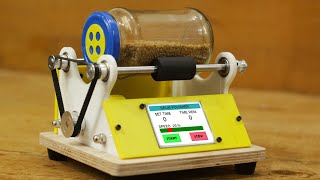 DIY Rotary tumbler polishing Machine | Arduino project