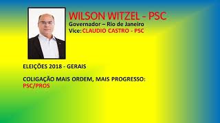 Jingles Eleições 2018 | Wilson Witzel (PSC) - Governador Rio de Janeiro